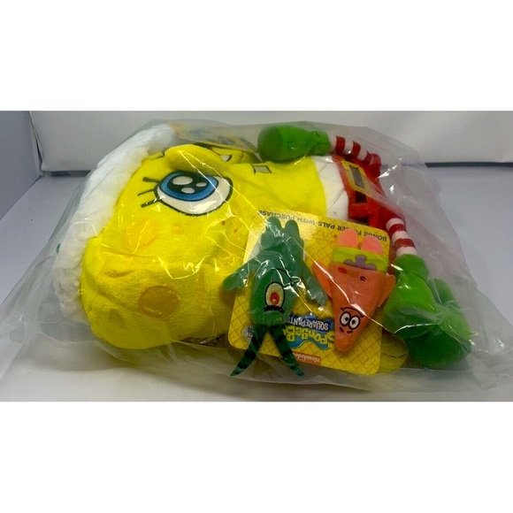 Spongebob Squarepants Macys Holiday 2014 Stuffed Yellow Toy 18" - Picture 6 of 6
